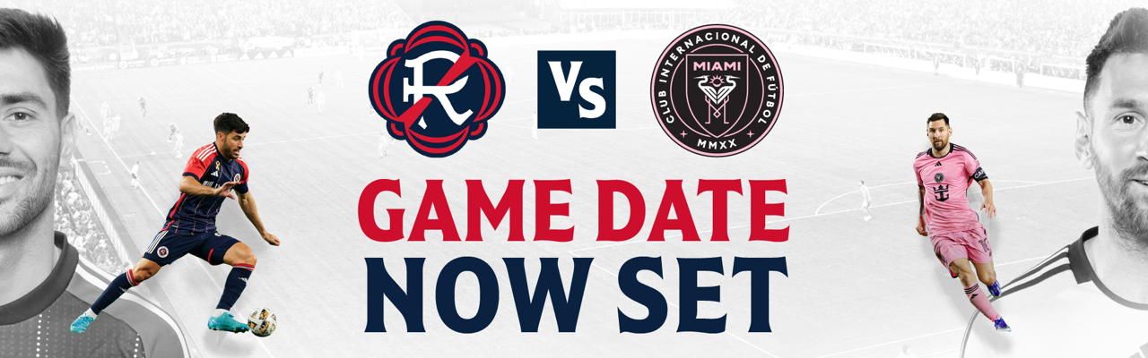 Revs vs Inter Miami game date is set